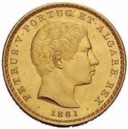 10 000 Reis - Pedro V Pattern obverse image