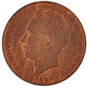 10 000 Reis - Luiz I Pattern obverse image