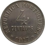4 Centavos obverse image