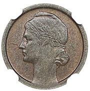 10 Centavos Pattern, Portugal,  reverse image