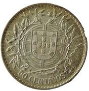 50 Centavos, Portugal, 1912-1916 reverse image