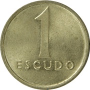 1 Escudo, Portugal, 1981-1986 reverse image