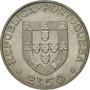 2.50 Escudos Alexandre Herculano obverse image