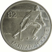 2.50 Escudos Roller Hockey Championship, Portugal, 1982 reverse image