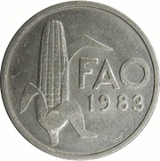 2.50 Escudos FAO, Portugal, 1983 reverse image
