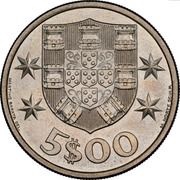 5 Escudos Pattern reverse image