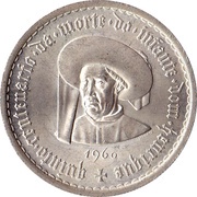 10 Escudos Prince Henry the Navigator, Portugal, 1960 reverse image