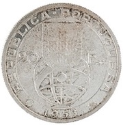 20 Escudos Financial Renewal; Pattern obverse image