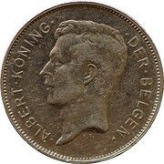4 Belga / 20 Francs - Albert I Dutch text obverse image