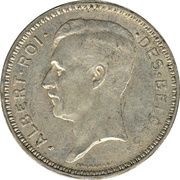 20 Francs - Albert I French text obverse image