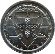 25 Escudos Cortes de Coimbra obverse image