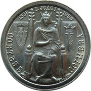 25 Escudos Cortes de Coimbra, Portugal, 1986 reverse image