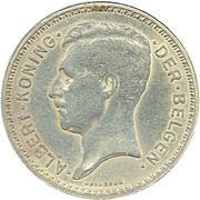 20 Francs - Albert I Dutch text obverse image