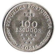 100 Escudos Azores Regional Autonomy obverse image