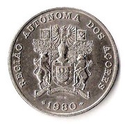 100 Escudos Azores Regional Autonomy, Portugal, 1980 reverse image