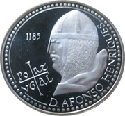 100 Escudos Afonso Henriques; Silver, Portugal, 1985 reverse image