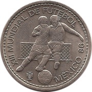 100 Escudos World Cup, Portugal, 1986 reverse image