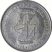 100 Escudos Bartolomeu Dias, Portugal, 1987 reverse image