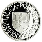 100 Escudos Bartolomeu Dias; Silver obverse image
