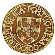 100 Escudos Bartolomeu Dias; Gold obverse image