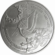 100 Escudos Star Navigation, Portugal, 1990 reverse image