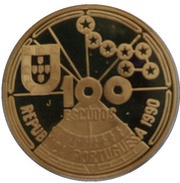 100 Escudos Star Navigation, Gold obverse image