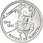100 Escudos Antero de Quental, Portugal, 1991 reverse image