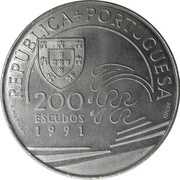 200 Escudos Columbus and Portugal obverse image