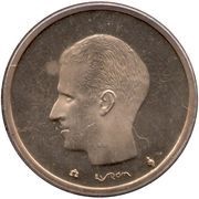 20 Francs - Baudouin I French text obverse image