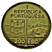 200 Escudos California; Gold obverse image