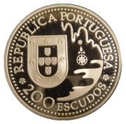 200 Escudos Tanegashima; Silver obverse image