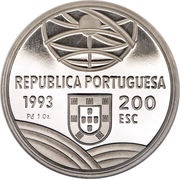 200 Escudos Espingarda; Palladium obverse image