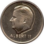 20 Francs - Albert II French text obverse image