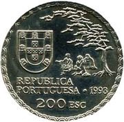 200 Escudos Namban Art; Silver obverse image