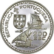 200 Escudos Henrique o Navegador; Silver obverse image