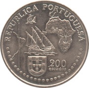 200 Escudos Treaty of Tordesilhas obverse image