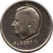20 Francs - Albert II Dutch text obverse image