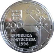 200 Escudos Partilha do Mundo; Silver obverse image