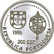 200 Escudos Australia, Silver obverse image