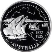 200 Escudos Australia, Platinum reverse image