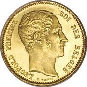 25 Francs - Léopold I Reeded Edge obverse image