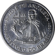 200 Escudos José de Anchieta, Portugal, 1997 reverse image