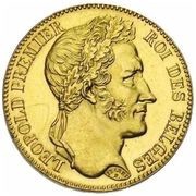 40 Francs - Léopold I obverse image