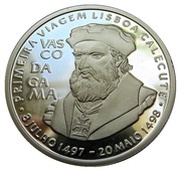 200 Escudos Vasco da Gama, Silver, Portugal, 1998 reverse image