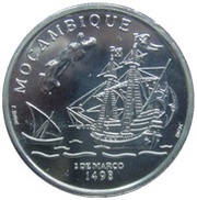 200 Escudos Mozambique, Silver, Portugal, 1998 reverse image