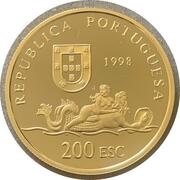 200 Escudos Mozambique, Gold obverse image
