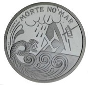 200 Escudos Death on the Sea, Silver, Portugal, 1999 reverse image