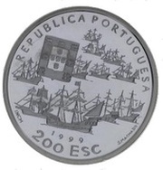 200 Escudos Pedro Alvares Cabral, Silver obverse image