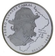 200 Escudos Pedro Alvares Cabral, Silver, Portugal, 1999 reverse image