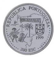 200 Escudos Brazil, Silver obverse image